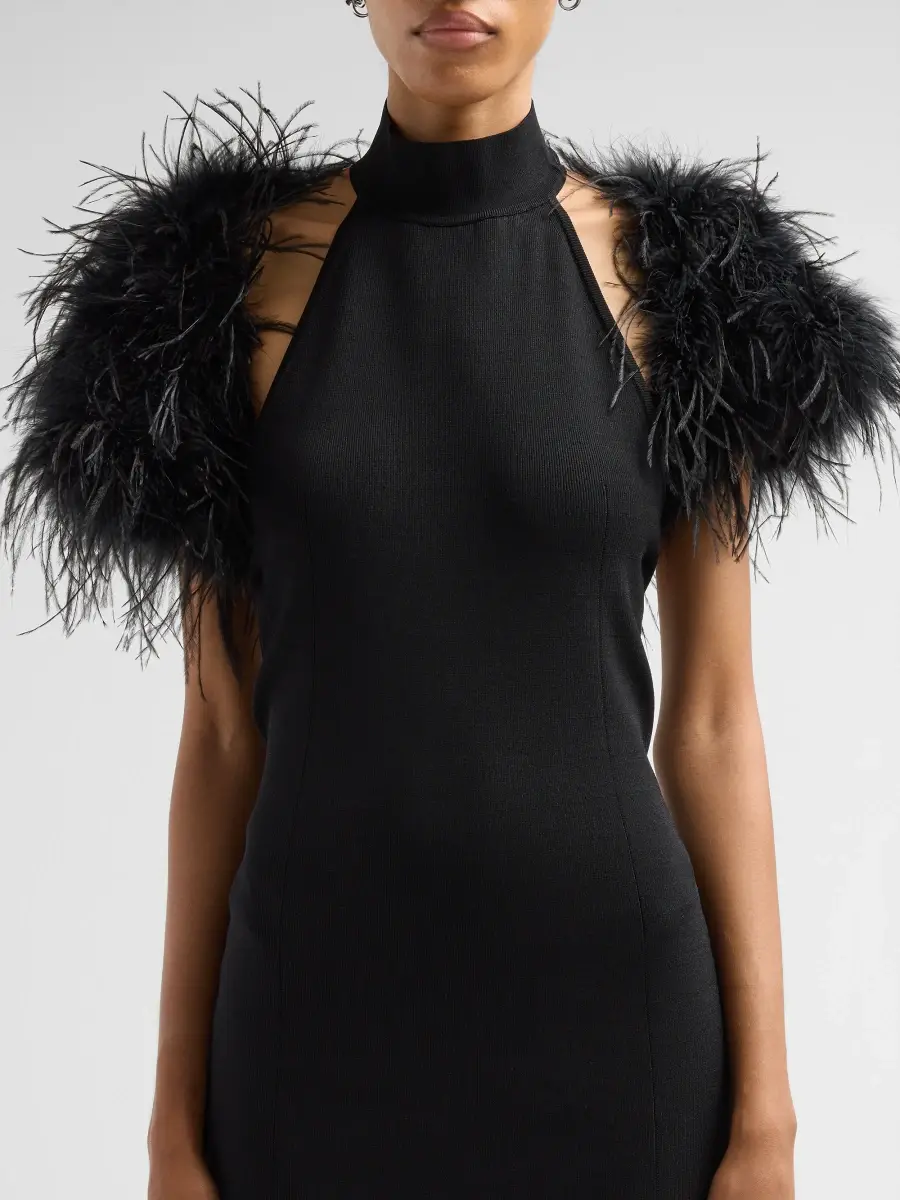 Milly Women's Feather Cap-Sleeve Bolero | Thumbnail 5
