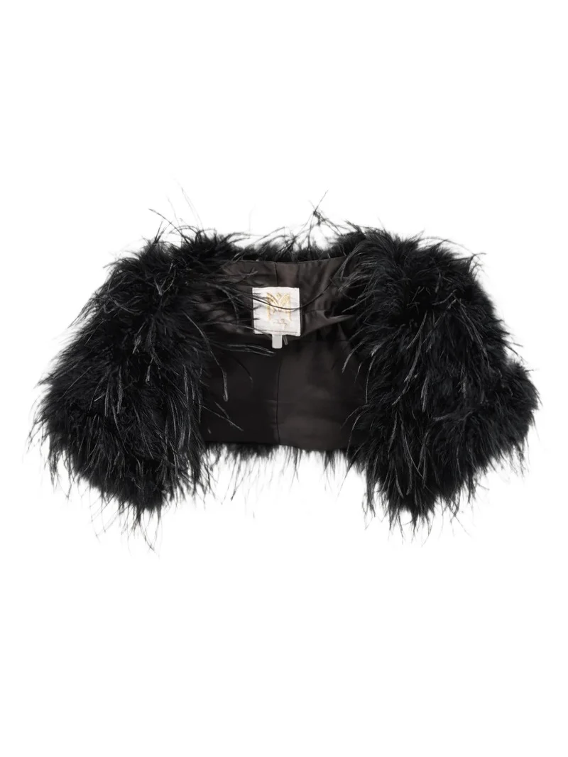 Women's Feather Cap-Sleeve Bolero Women's Feather Cap-Sleeve Bolero