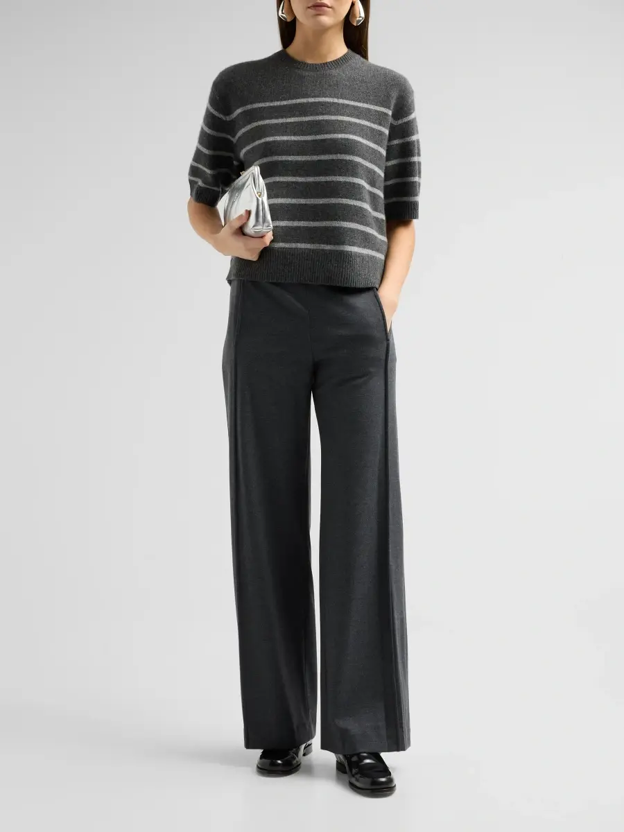 Theory Women's Clean Straight Wool-Blend Pants | Thumbnail 2 Theory Women's Clean Straight Wool-Blend Pants | Thumbnail 2