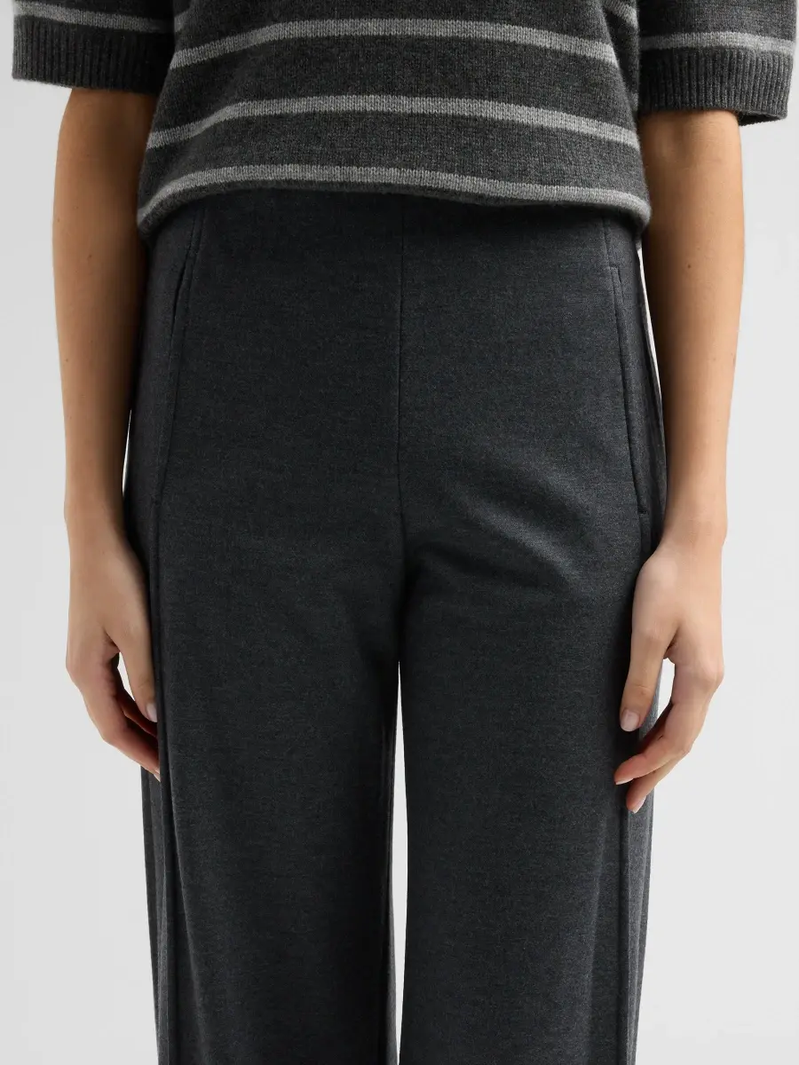 Theory Women's Clean Straight Wool-Blend Pants | Thumbnail 5 Theory Women's Clean Straight Wool-Blend Pants | Thumbnail 5