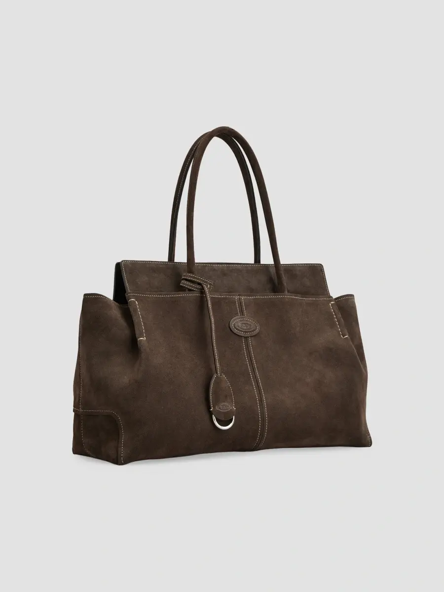 Tod's Women's Medium Suede Shopper Tote Bag | Thumbnail 3 Tod's Women's Medium Suede Shopper Tote Bag | Thumbnail 3