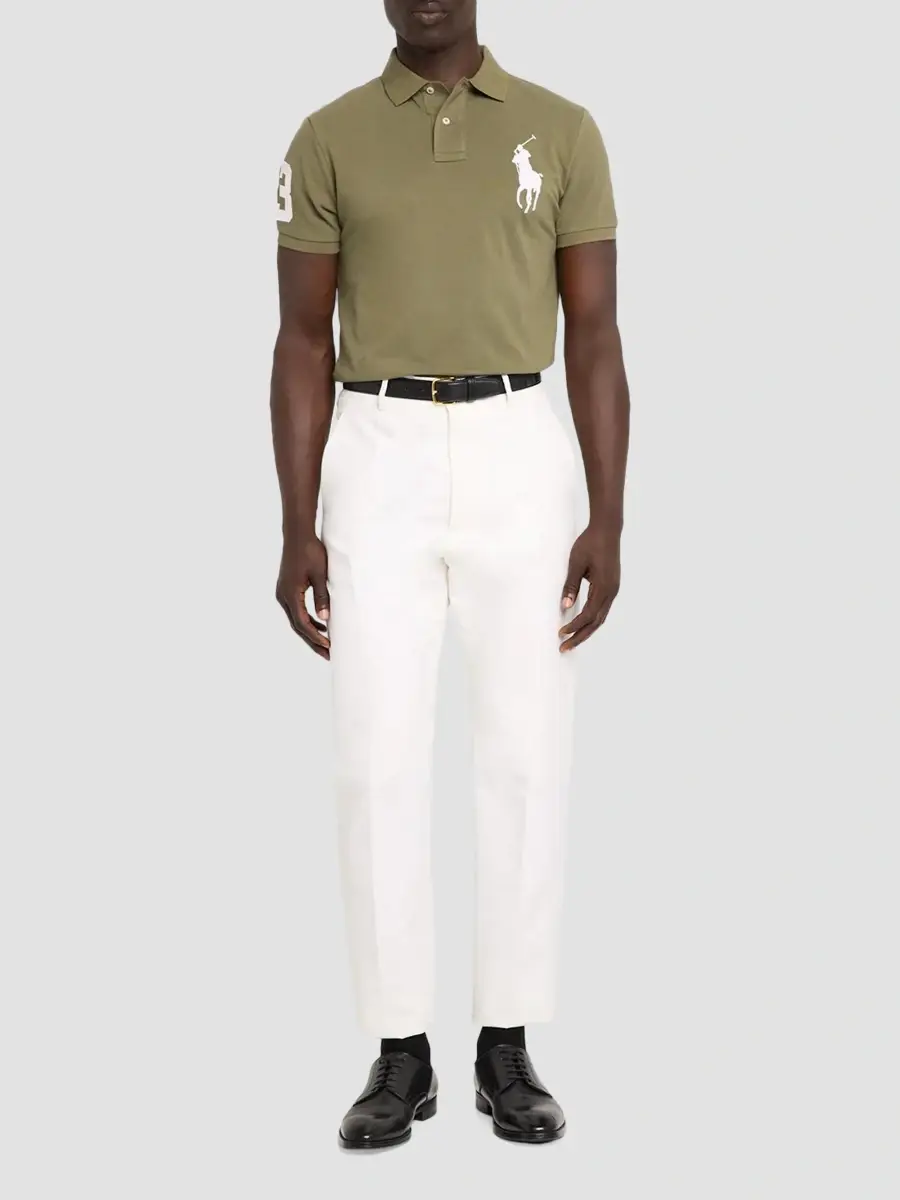 Polo Ralph Lauren Men's Cotton Slim-Fit Polo Shirt | Thumbnail 2 Polo Ralph Lauren Men's Cotton Slim-Fit Polo Shirt | Thumbnail 2
