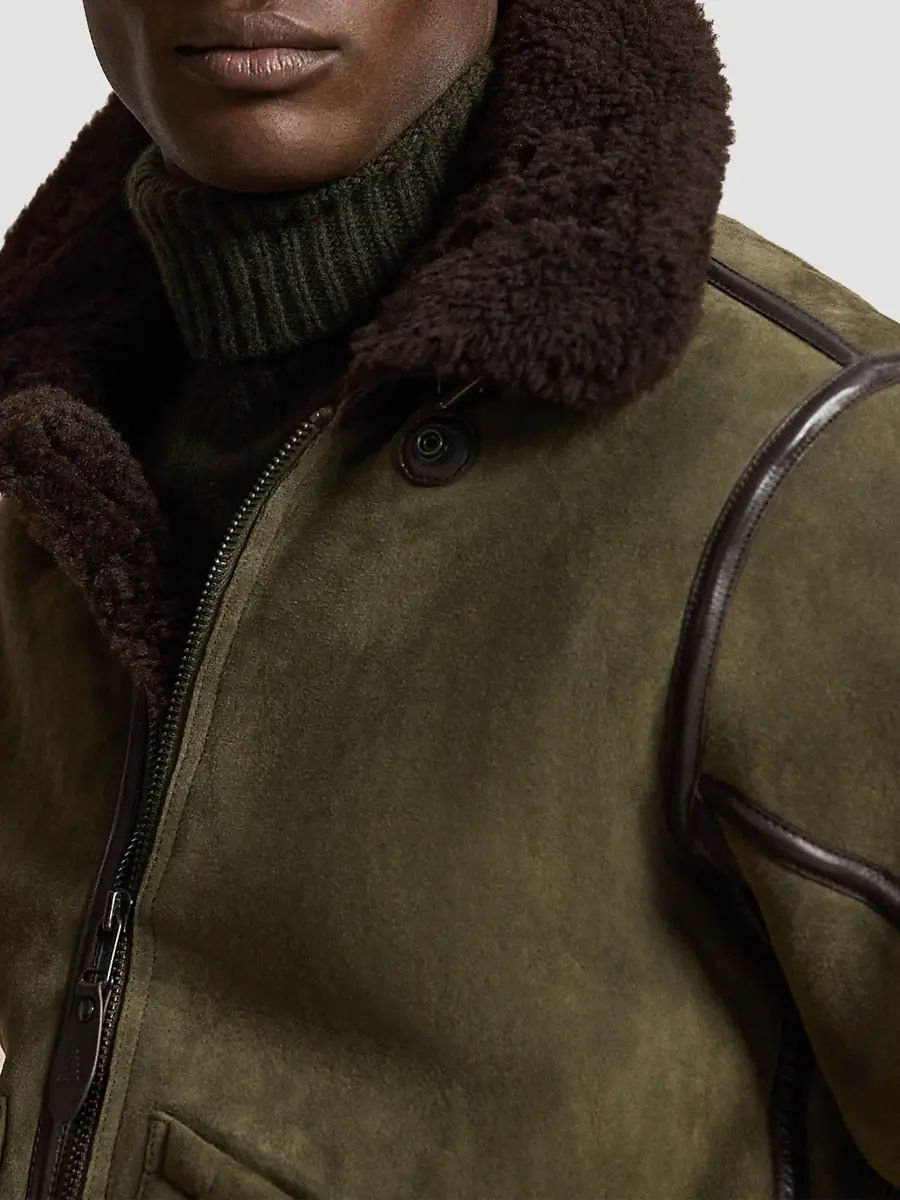 Polo Ralph Lauren Men's Shearling Flight Jacket | Thumbnail 5