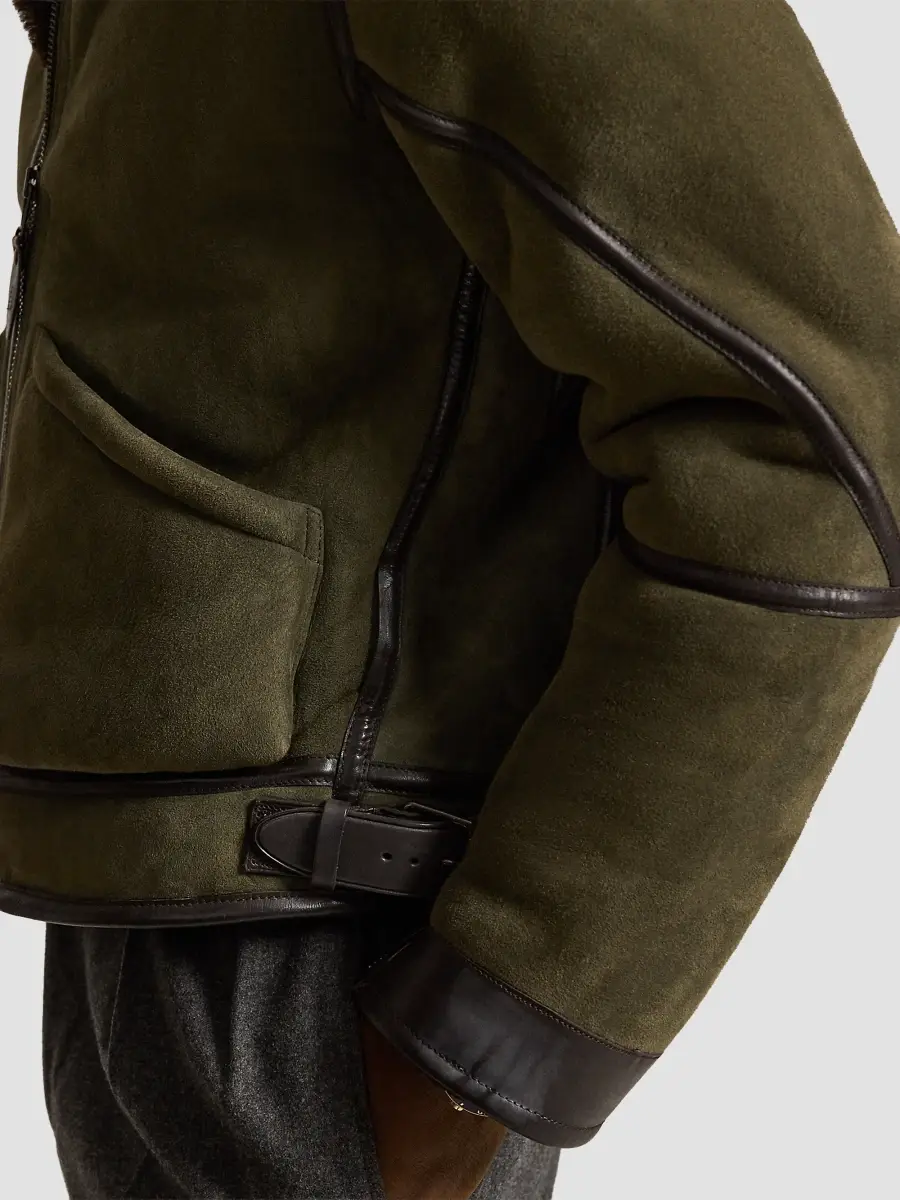 Polo Ralph Lauren Men's Shearling Flight Jacket | Thumbnail 6