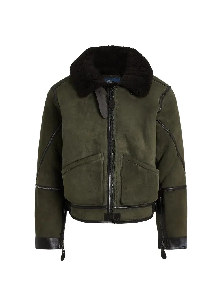 Polo Ralph Lauren Men's Shearling Flight Jacket