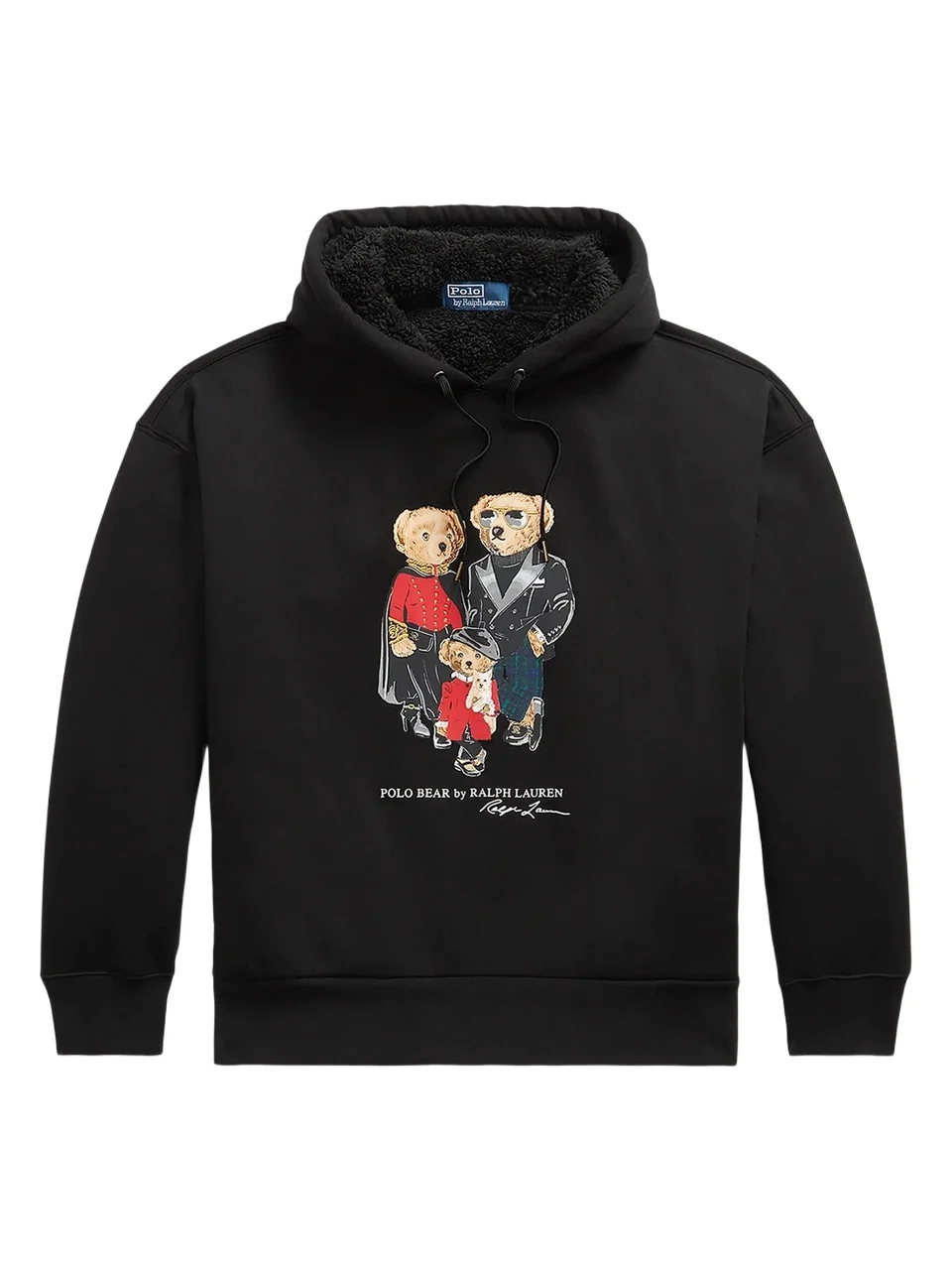 Men's Polo Bears Cotton-Blend Fleece Hoodie Men's Polo Bears Cotton-Blend Fleece Hoodie