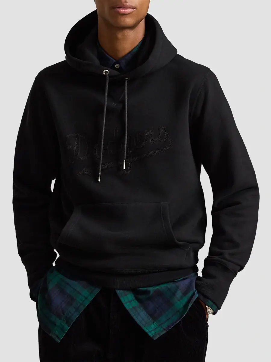 Polo Ralph Lauren Men's Dodgers Drawstring Hoodie | Thumbnail 4 Polo Ralph Lauren Men's Dodgers Drawstring Hoodie | Thumbnail 4