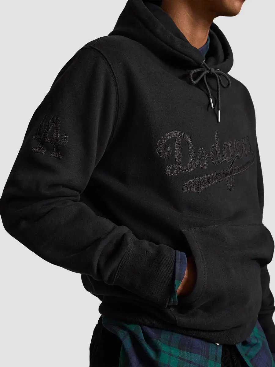 Polo Ralph Lauren Men's Dodgers Drawstring Hoodie | Thumbnail 5 Polo Ralph Lauren Men's Dodgers Drawstring Hoodie | Thumbnail 5