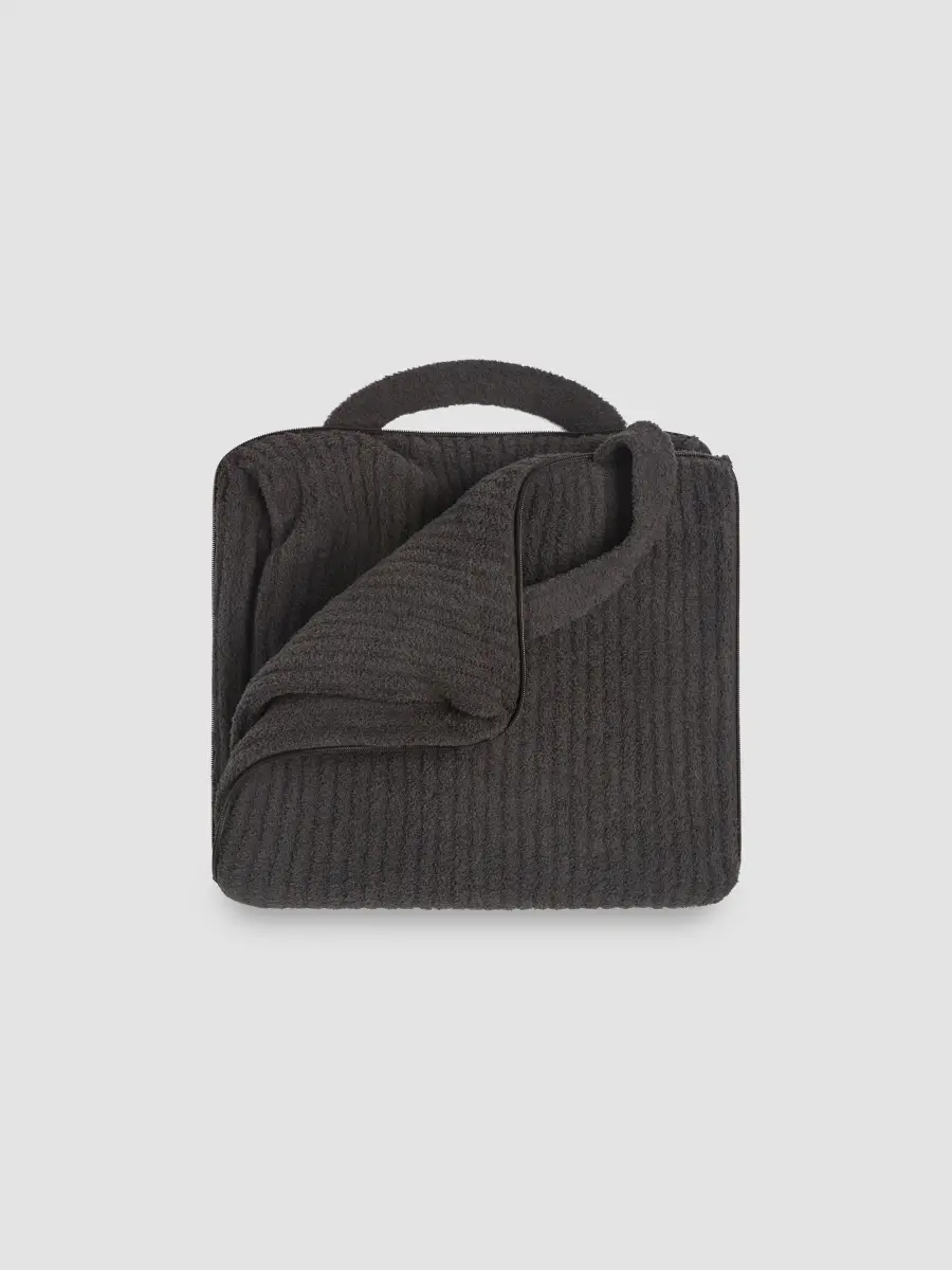 Barefoot Dreams CozyChic Rib Travel Blanket | Thumbnail 2 Barefoot Dreams CozyChic Rib Travel Blanket | Thumbnail 2