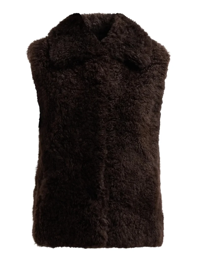 Women's Shearling Zip Gilet