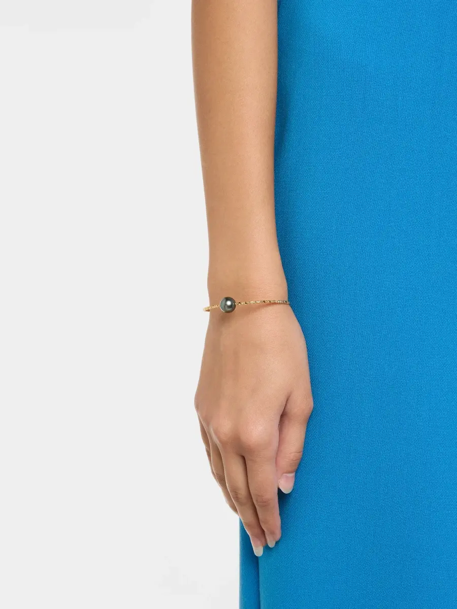Pearls By Shari Women's 18K Gold & Tahitian South Sea Pearl Bracelet | Thumbnail 2 Pearls By Shari Women's 18K Gold & Tahitian South Sea Pearl Bracelet | Thumbnail 2