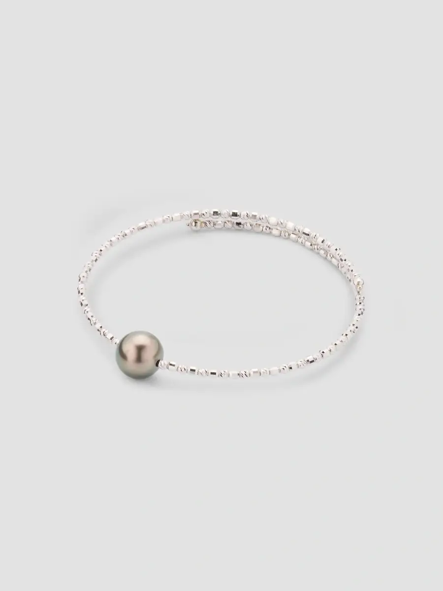 Pearls By Shari Women's 18K Gold & Tahitian South Sea Pearl Bracelet | Thumbnail 4 Pearls By Shari Women's 18K Gold & Tahitian South Sea Pearl Bracelet | Thumbnail 4