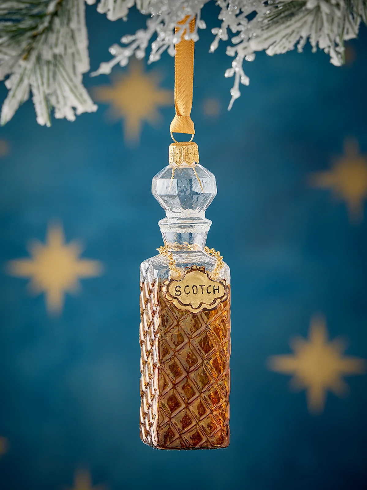 Exclusively Ours Scotch Decanter Christmas Ornament
