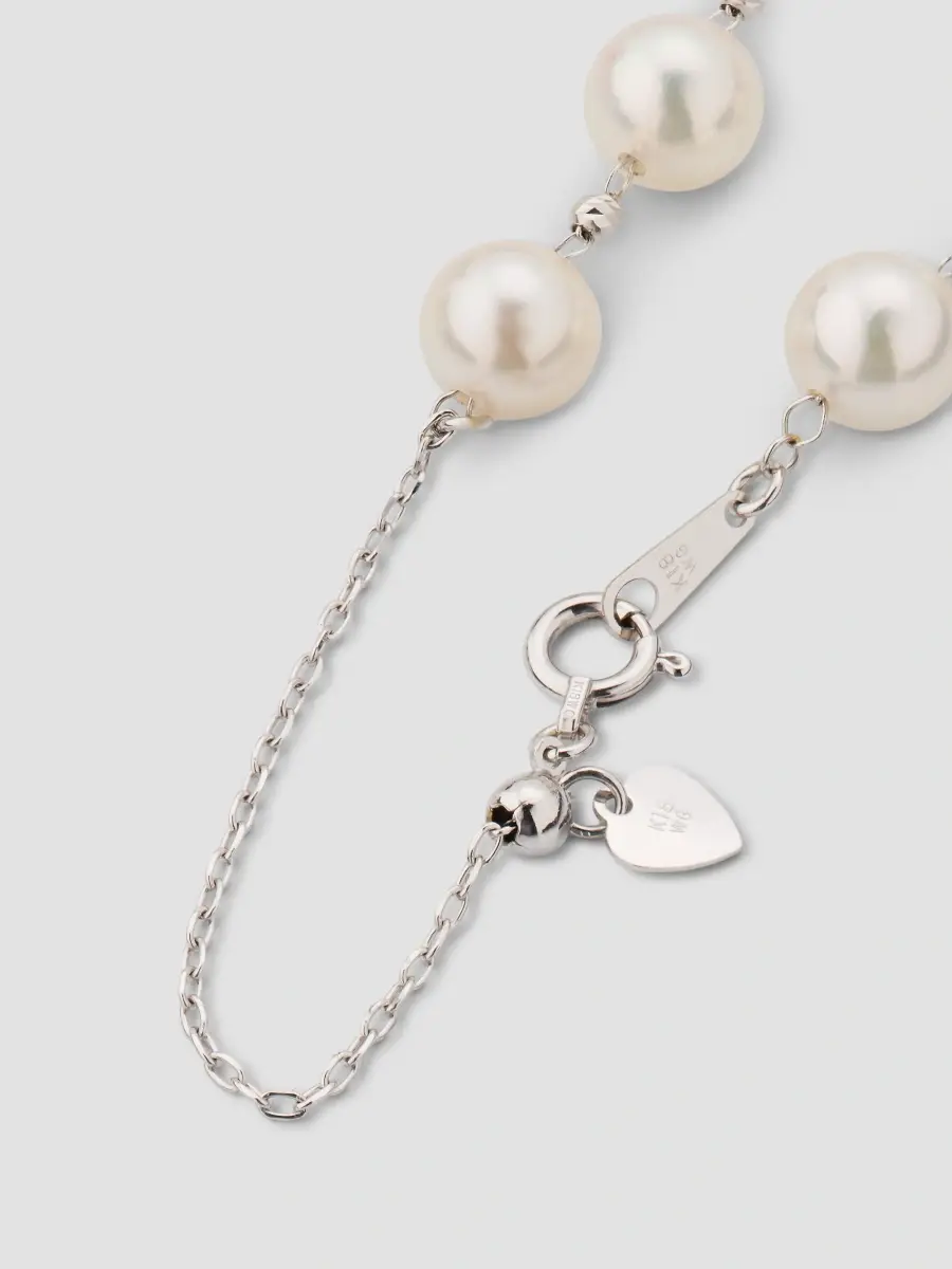 Pearls By Shari Women's 18K Yellow Gold Sparkle Akoya Pearl Necklace, 34"L | Thumbnail 4 Pearls By Shari Women's 18K Yellow Gold Sparkle Akoya Pearl Necklace, 34"L | Thumbnail 4