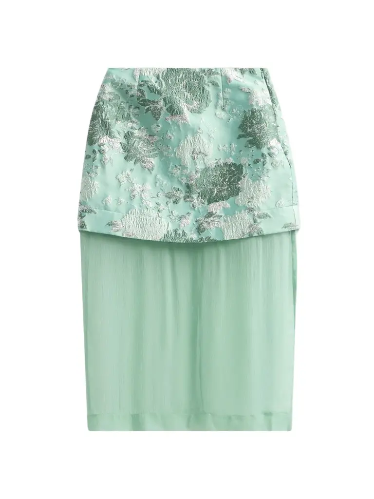Aknvas Women's Brooke Layered Midi Skirt
