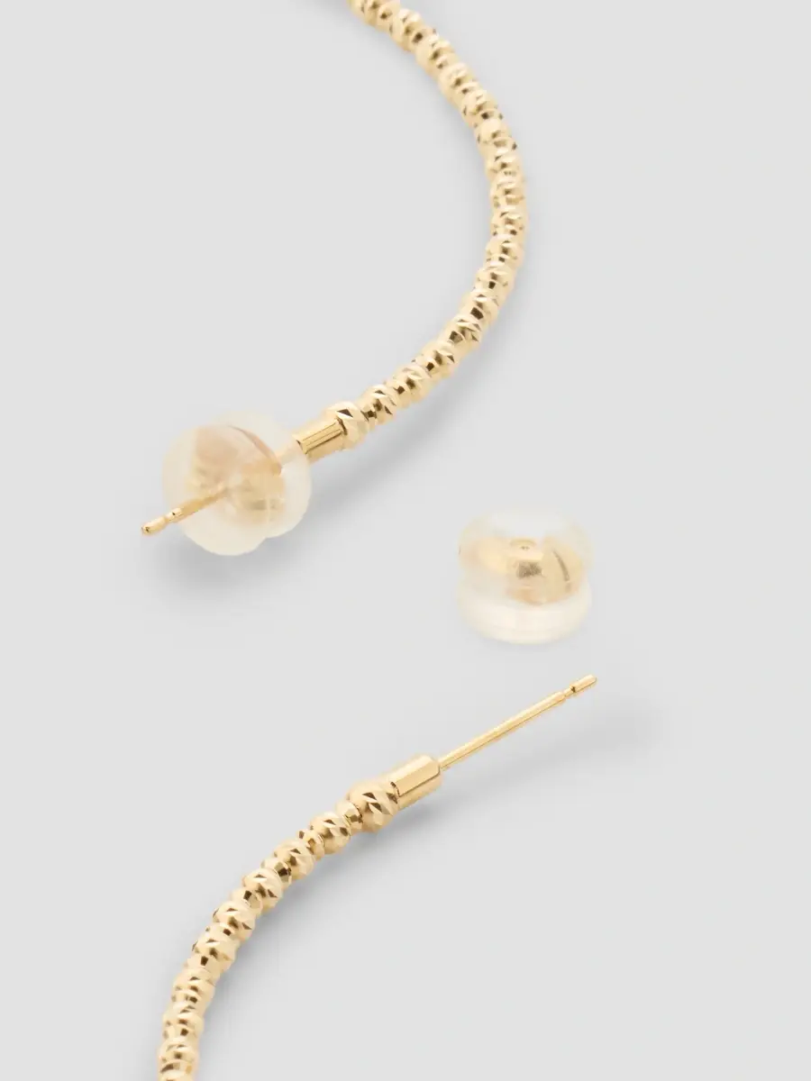 Pearls By Shari Women's 18K Yellow Gold Large Akoya Pearl Hoop Earrings | Thumbnail 4 Pearls By Shari Women's 18K Yellow Gold Large Akoya Pearl Hoop Earrings | Thumbnail 4