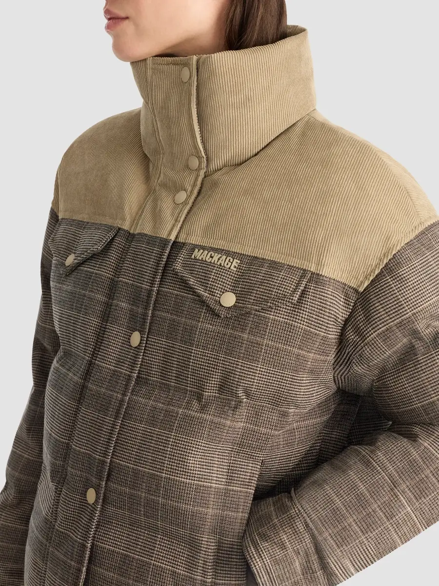 Mackage Women's Brigit Glencheck Down Jacket | Thumbnail 5 Mackage Women's Brigit Glencheck Down Jacket | Thumbnail 5