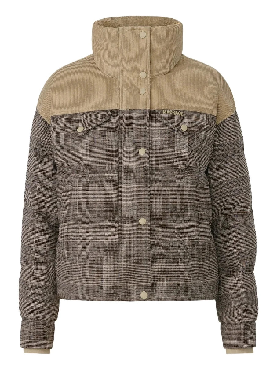 Women's Brigit Glencheck Down Jacket Women's Brigit Glencheck Down Jacket