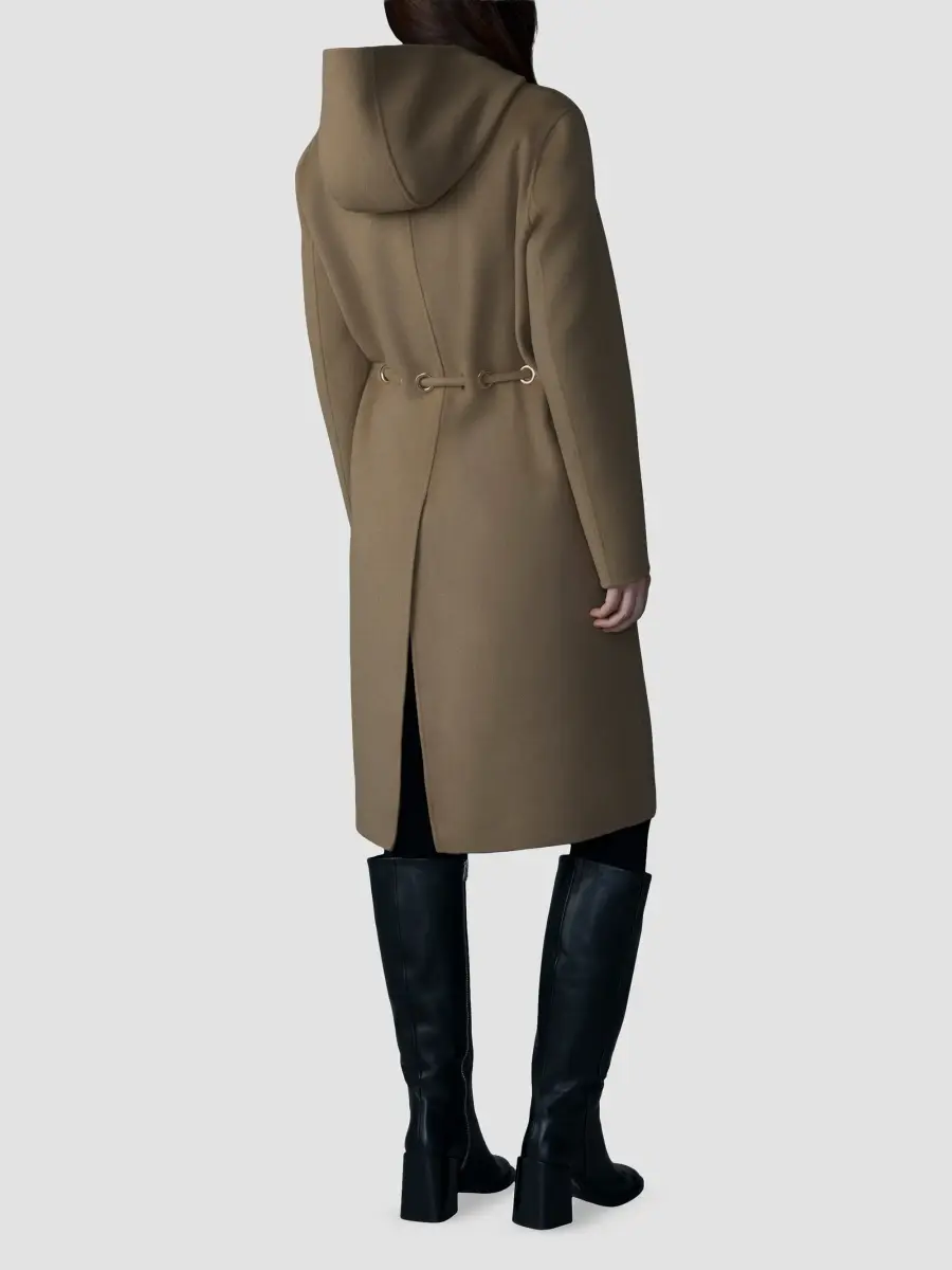 Mackage Women's Blithe Hooded Wool Coat | Thumbnail 3 Mackage Women's Blithe Hooded Wool Coat | Thumbnail 3