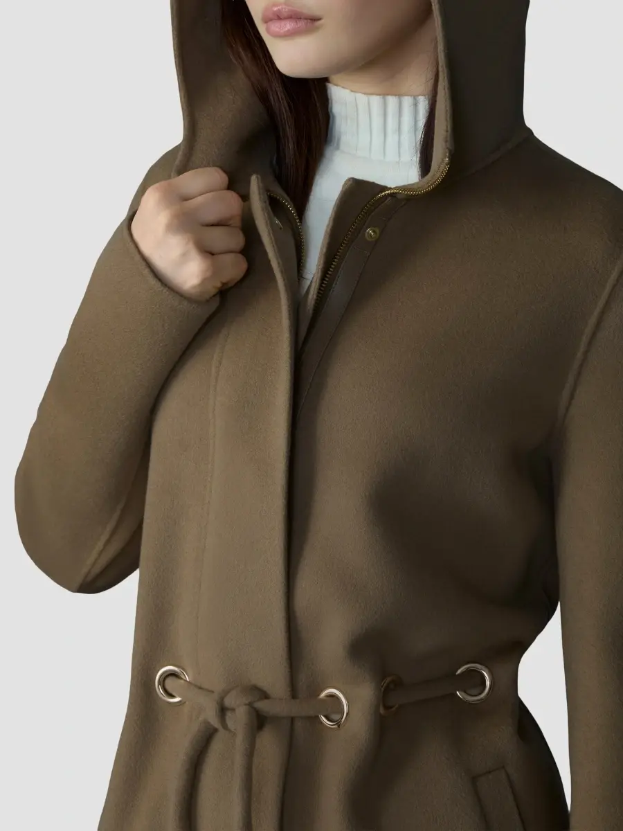 Mackage Women's Blithe Hooded Wool Coat | Thumbnail 4 Mackage Women's Blithe Hooded Wool Coat | Thumbnail 4