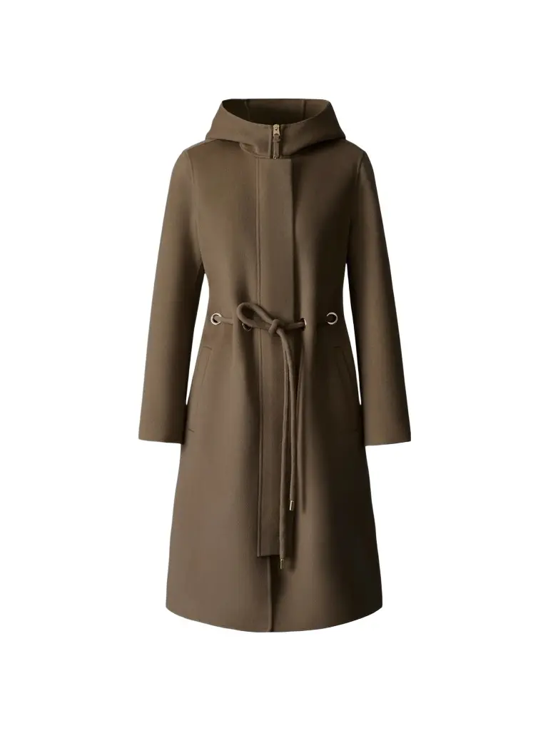 Mackage Women's Blithe Hooded Wool Coat