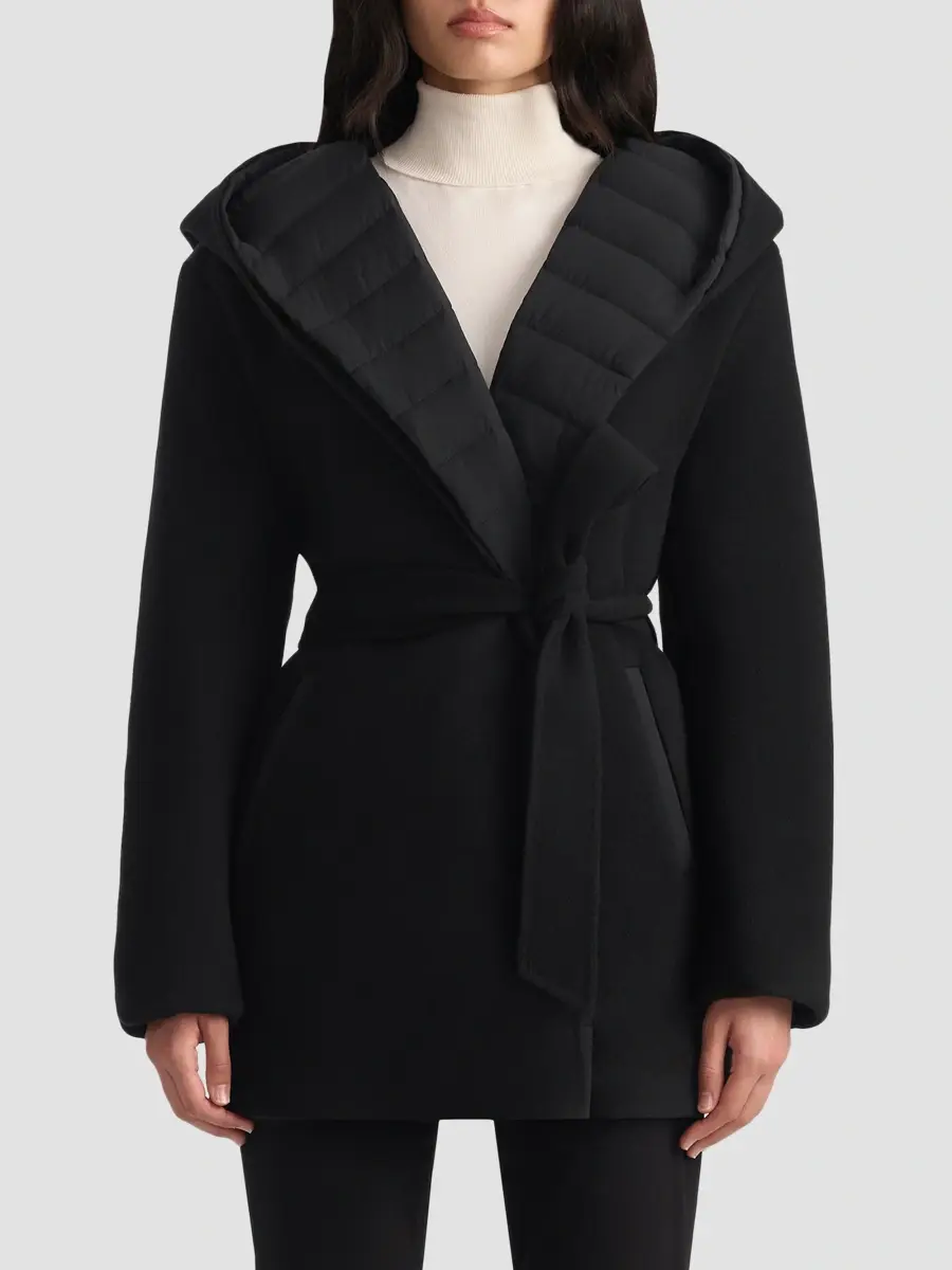 Mackage Women's Bethany Sashed Wrap Jacket | Thumbnail 4