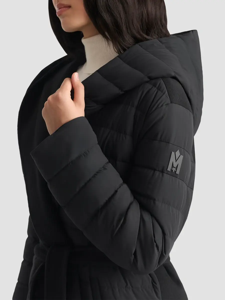 Mackage Women's Bethany Sashed Wrap Jacket | Thumbnail 8
