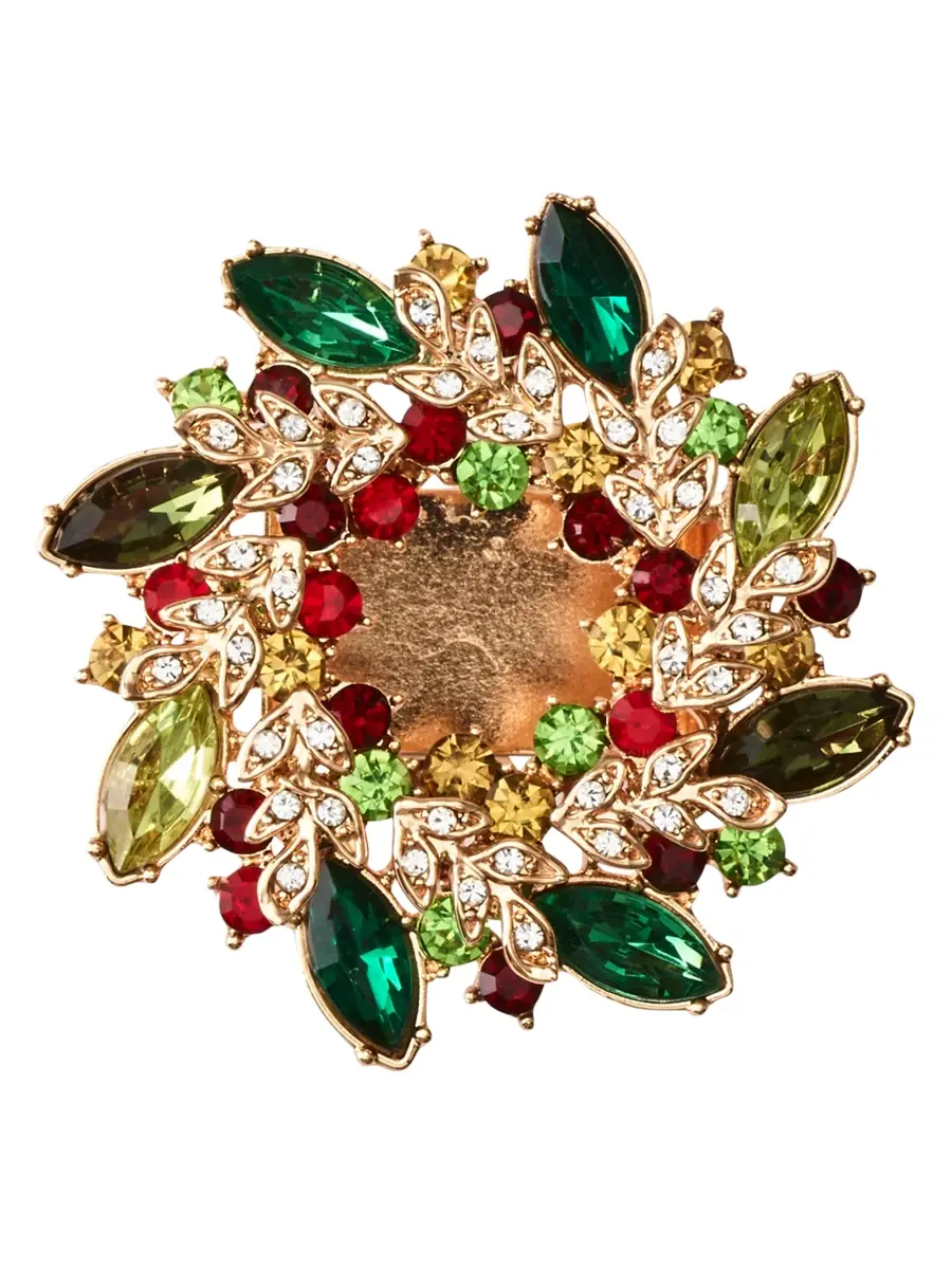 Kim Seybert 4-Piece Gem Wreath Napkin Ring Set | Thumbnail 2 Kim Seybert 4-Piece Gem Wreath Napkin Ring Set | Thumbnail 2