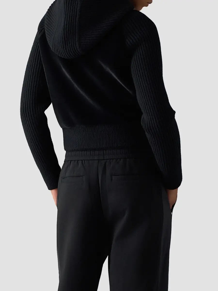 Moose Knuckles Women's Junction Wool Hooded Sweater | Thumbnail 3 Moose Knuckles Women's Junction Wool Hooded Sweater | Thumbnail 3