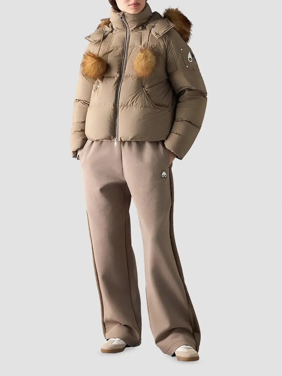 Moose Knuckles Women's Everest Down Puffer Bomber Jacket | Thumbnail 2