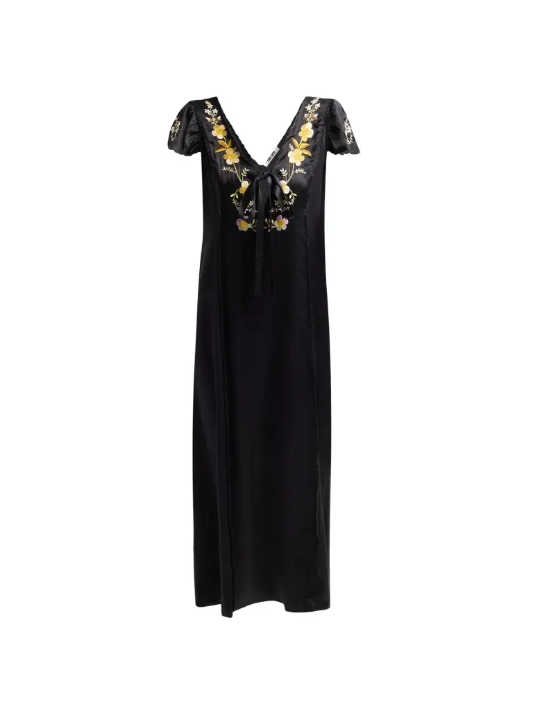 Women's Elize Floral Silk Slip Dress