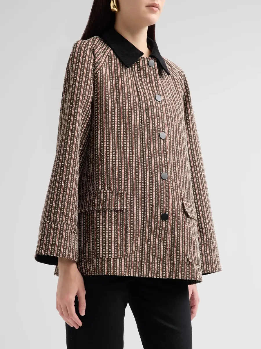 Ciao Lucia Women's Logan Striped Jacket | Thumbnail 4 Ciao Lucia Women's Logan Striped Jacket | Thumbnail 4