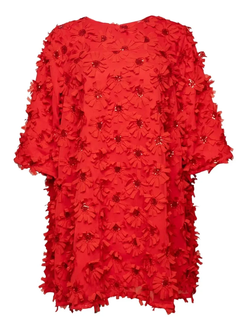 Women's Edie Daisy Appliqué Mini Dress
