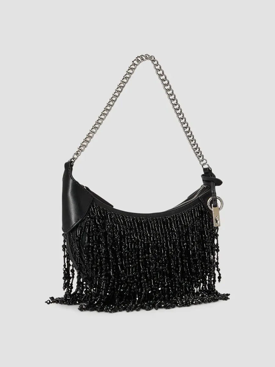 Polo Ralph Lauren Women's Polo ID Mini Fringed Shoulder Bag | Thumbnail 5 Polo Ralph Lauren Women's Polo ID Mini Fringed Shoulder Bag | Thumbnail 5