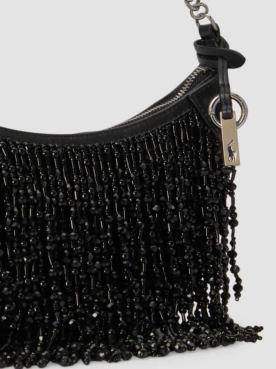 Polo Ralph Lauren Women's Polo ID Mini Fringed Shoulder Bag | Thumbnail 7 Polo Ralph Lauren Women's Polo ID Mini Fringed Shoulder Bag | Thumbnail 7