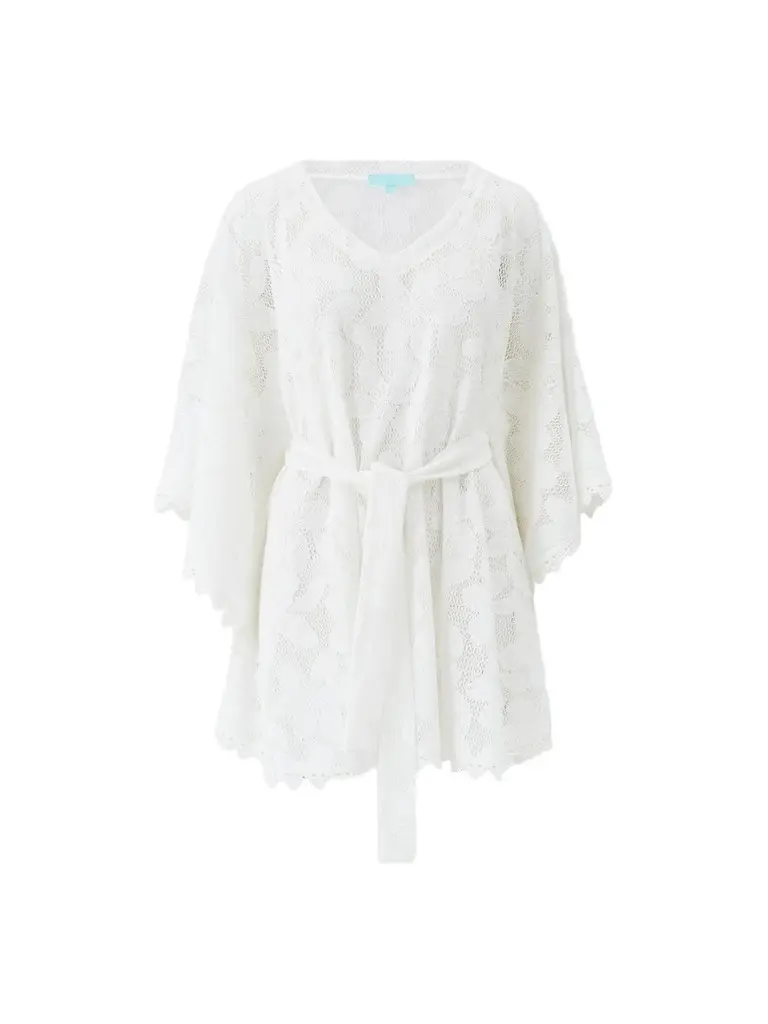 Women's Petra Crochet Mini Caftan Dress