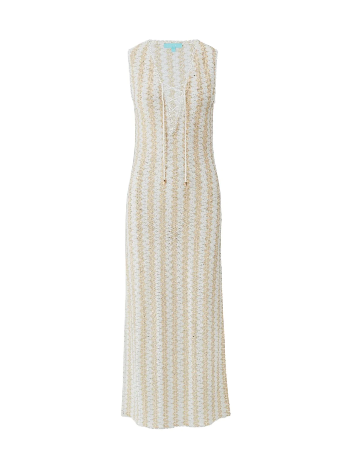 Women's Maddie Open-Work Chevron Crochet Maxi Cover-Up Dress