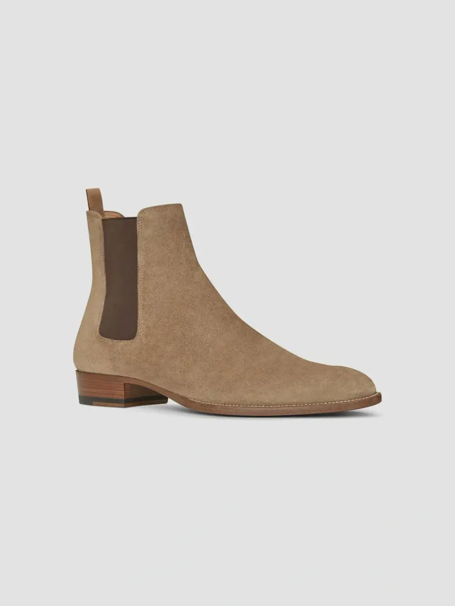 Saint Laurent Men's Wyatt Suede Chelsea Boots | Thumbnail 2 Saint Laurent Men's Wyatt Suede Chelsea Boots | Thumbnail 2