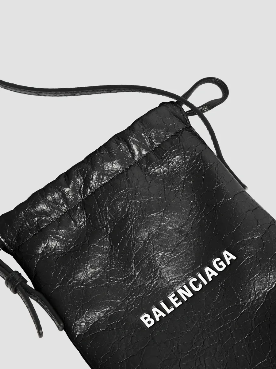 Balenciaga Men's Shopper Phone Holder | Thumbnail 8 Balenciaga Men's Shopper Phone Holder | Thumbnail 8