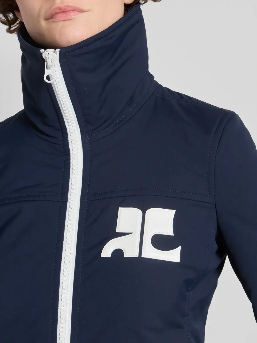 Courrèges Women's Logo Nylon Zip-Front Jacket | Thumbnail 5 Courrèges Women's Logo Nylon Zip-Front Jacket | Thumbnail 5