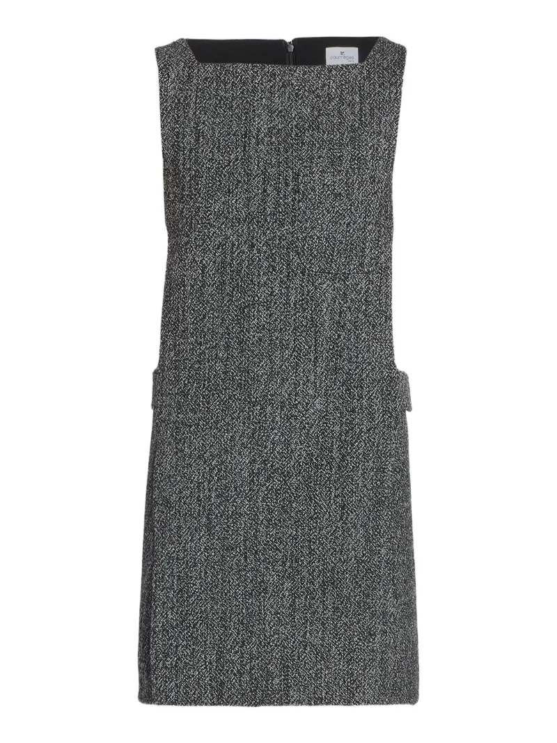 Courrèges Women's Tweed Cut-Out Mini Dress