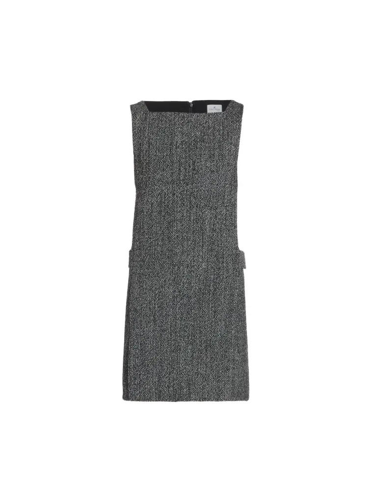 Courrèges Women's Tweed Cut-Out Mini Dress