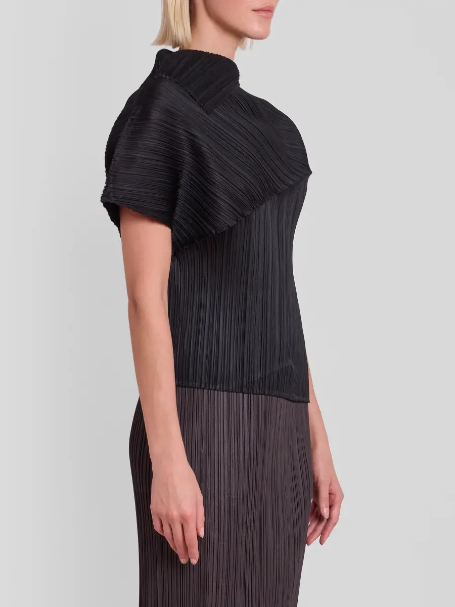 Pleats Please Issey Miyake Women's Leap Asymmetric Top | Thumbnail 4