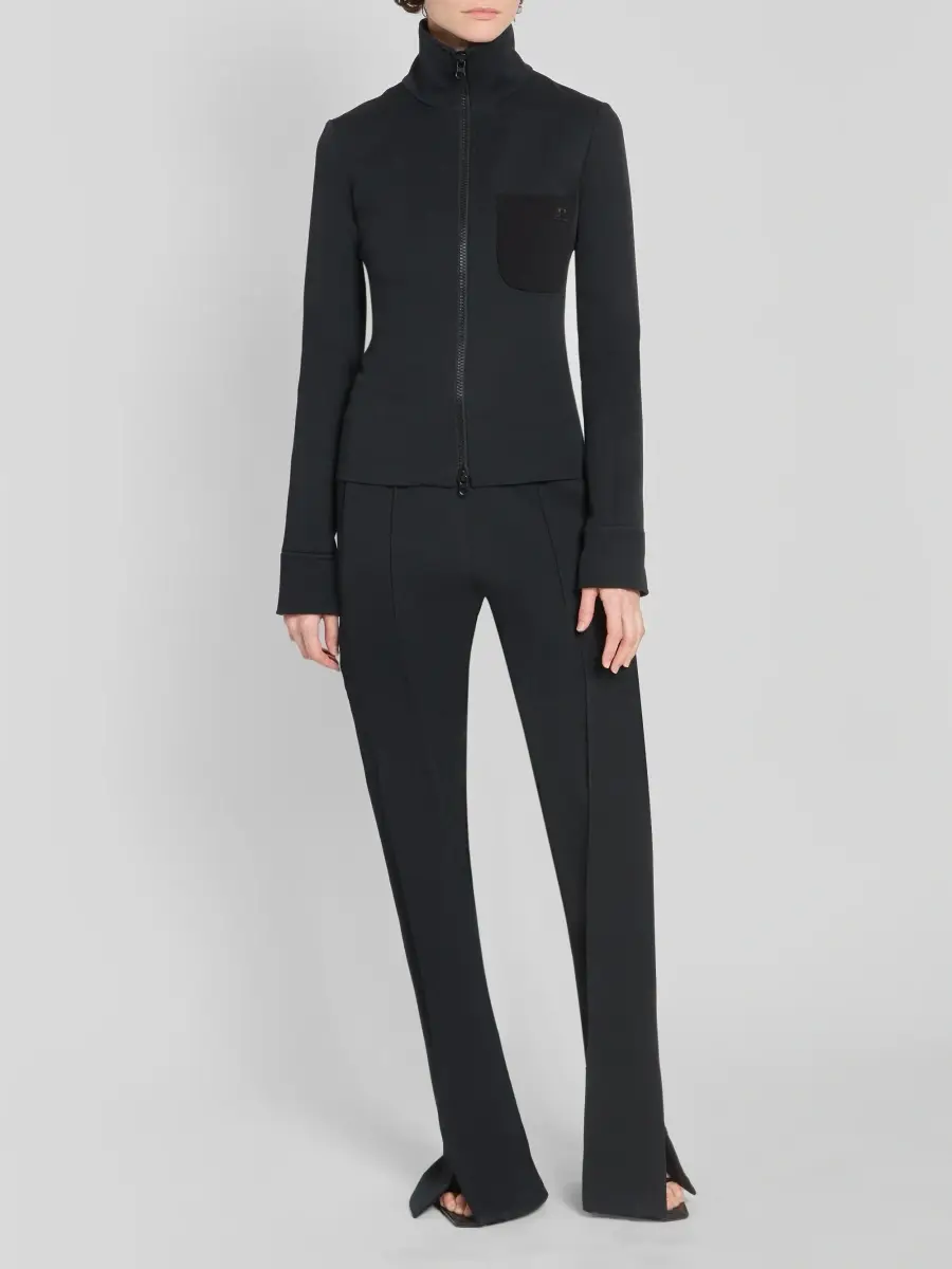 Courrèges Women's Twill Seam Mid-Rise Straight-Leg Pants | Thumbnail 2 Courrèges Women's Twill Seam Mid-Rise Straight-Leg Pants | Thumbnail 2