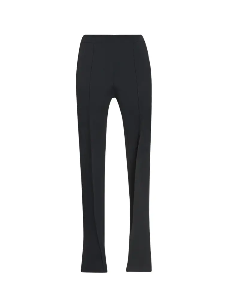 Women's Twill Seam Mid-Rise Straight-Leg Pants Women's Twill Seam Mid-Rise Straight-Leg Pants