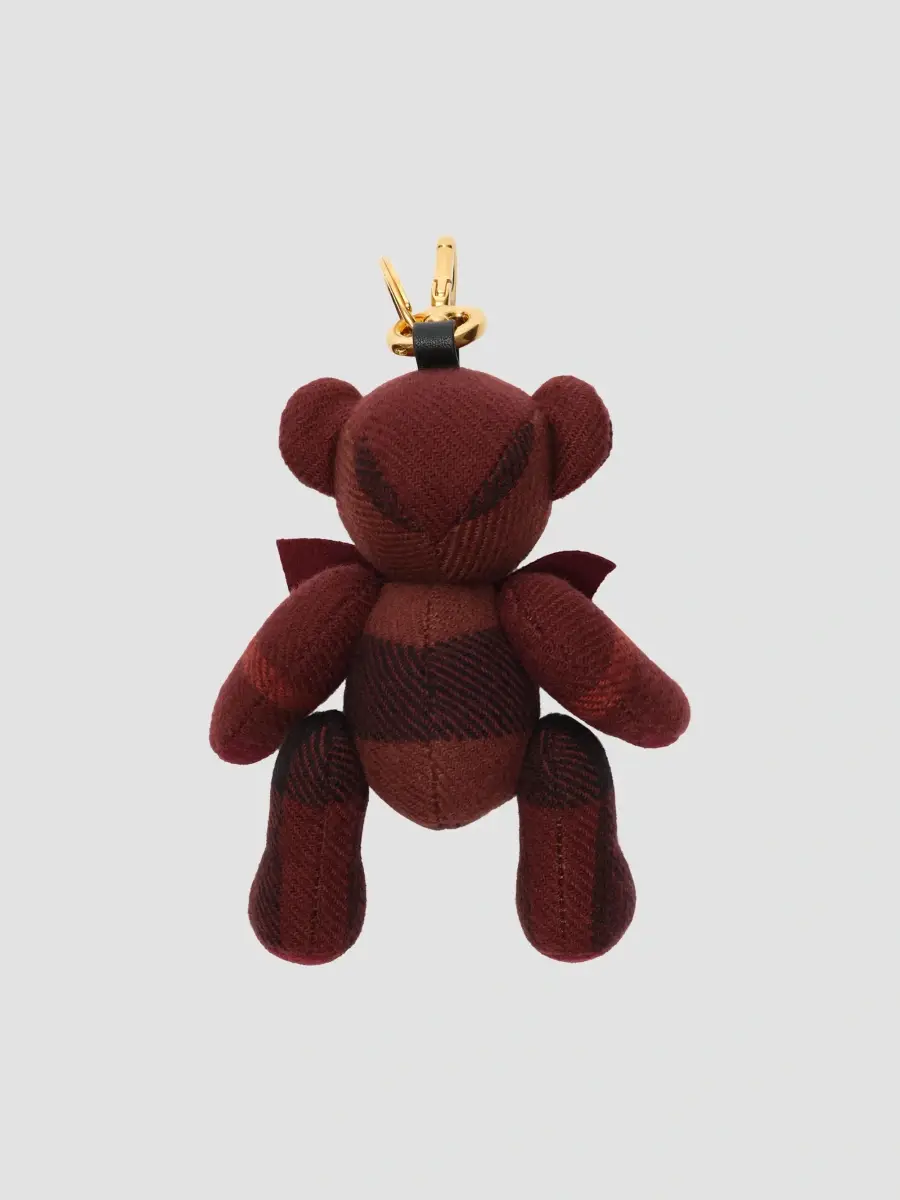 Burberry Women's Thomas Check Cashmere Bag Charm | Thumbnail 2 Burberry Women's Thomas Check Cashmere Bag Charm | Thumbnail 2