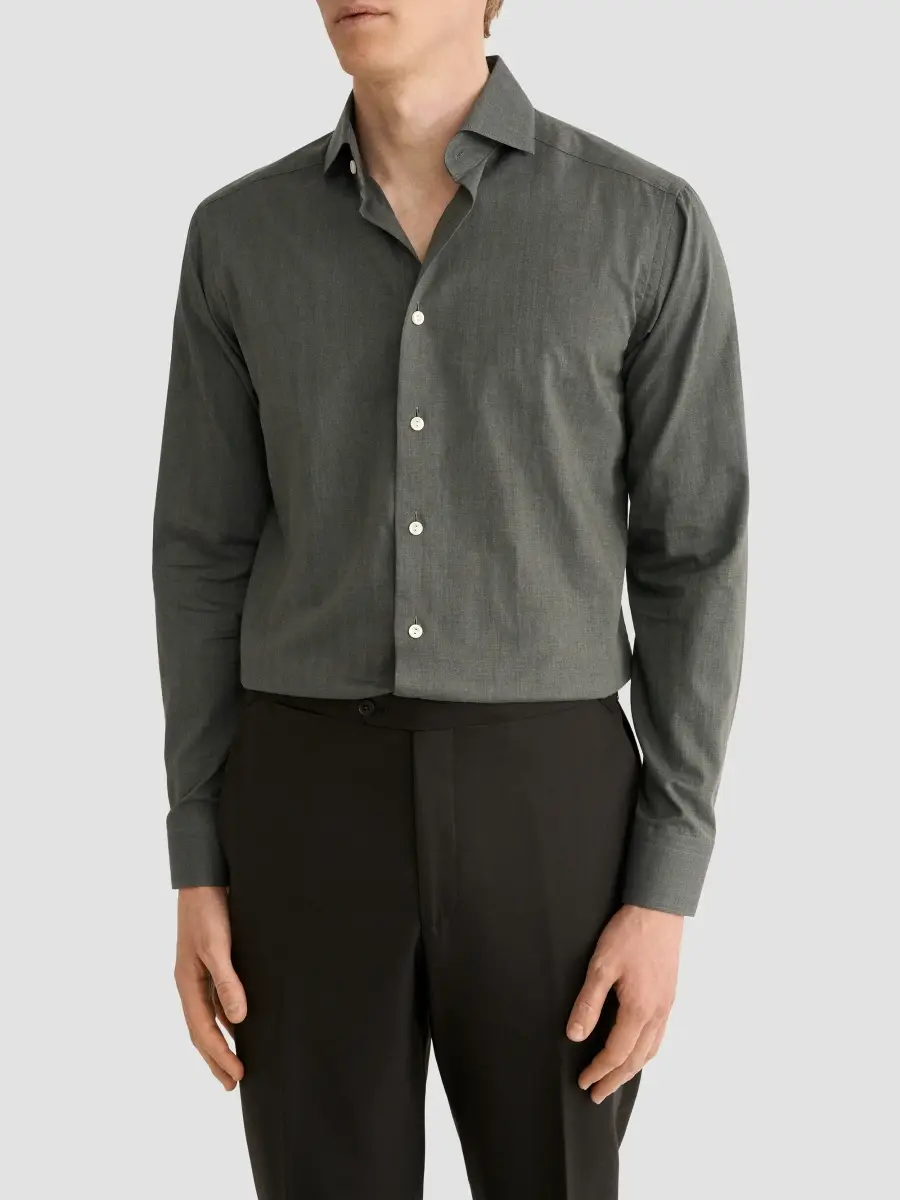 Eton Men's Flannel Button-Up Shirt | Thumbnail 2 Eton Men's Flannel Button-Up Shirt | Thumbnail 2