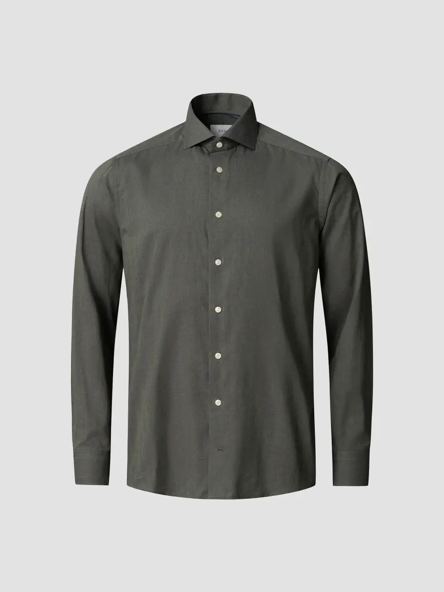Eton Men's Flannel Button-Up Shirt | Thumbnail 4 Eton Men's Flannel Button-Up Shirt | Thumbnail 4