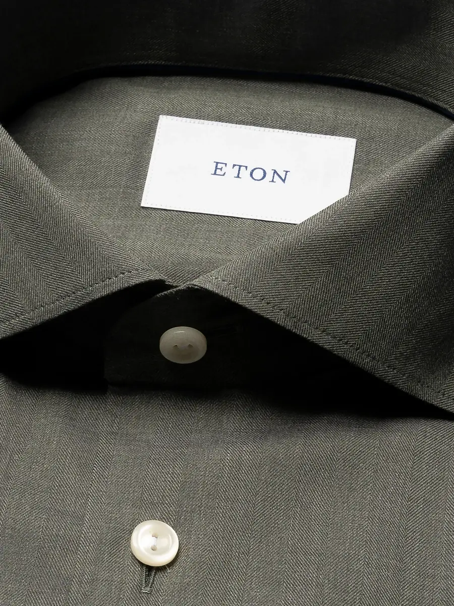 Eton Men's Flannel Button-Up Shirt | Thumbnail 7 Eton Men's Flannel Button-Up Shirt | Thumbnail 7