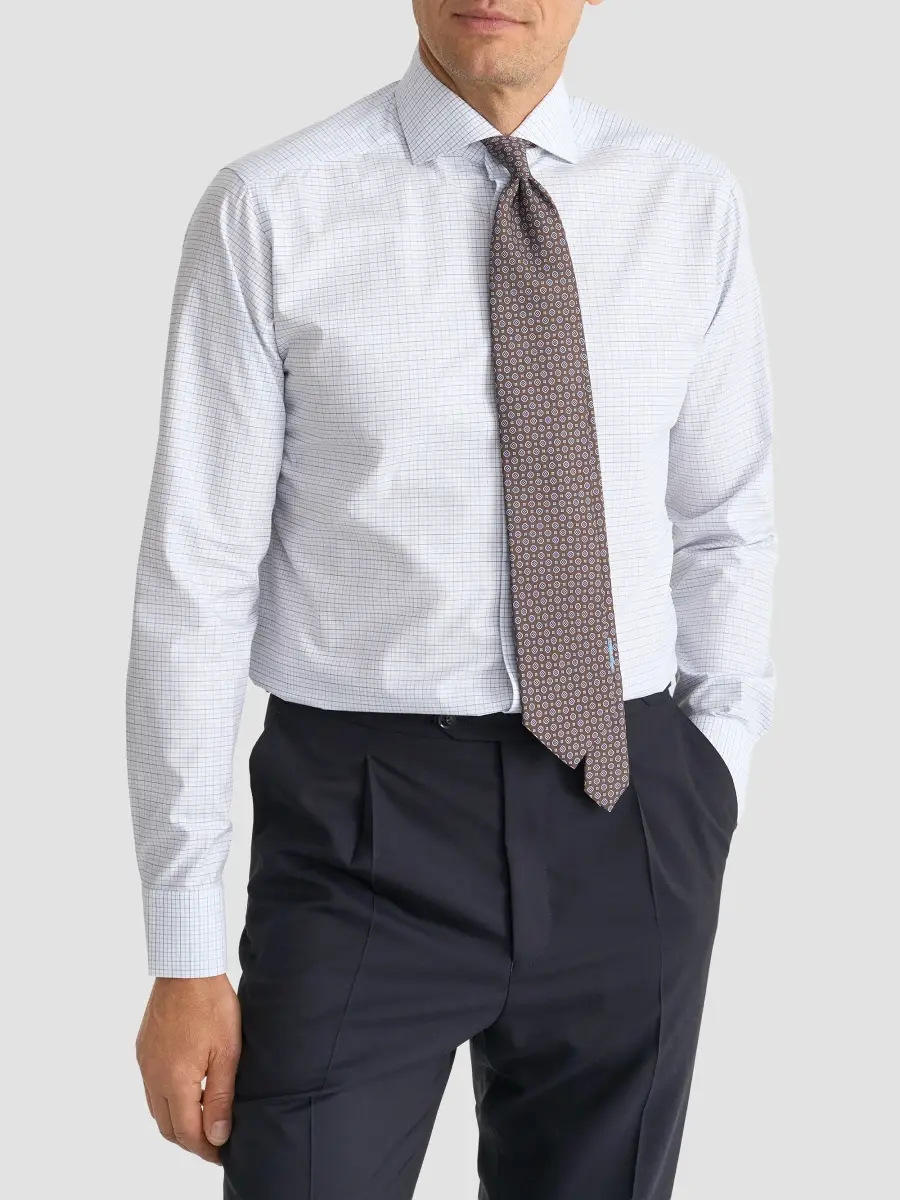 Eton Men's Cotton Check Shirt | Thumbnail 2 Eton Men's Cotton Check Shirt | Thumbnail 2